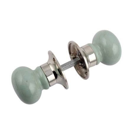 Sage Green Mortice Handle 2.25